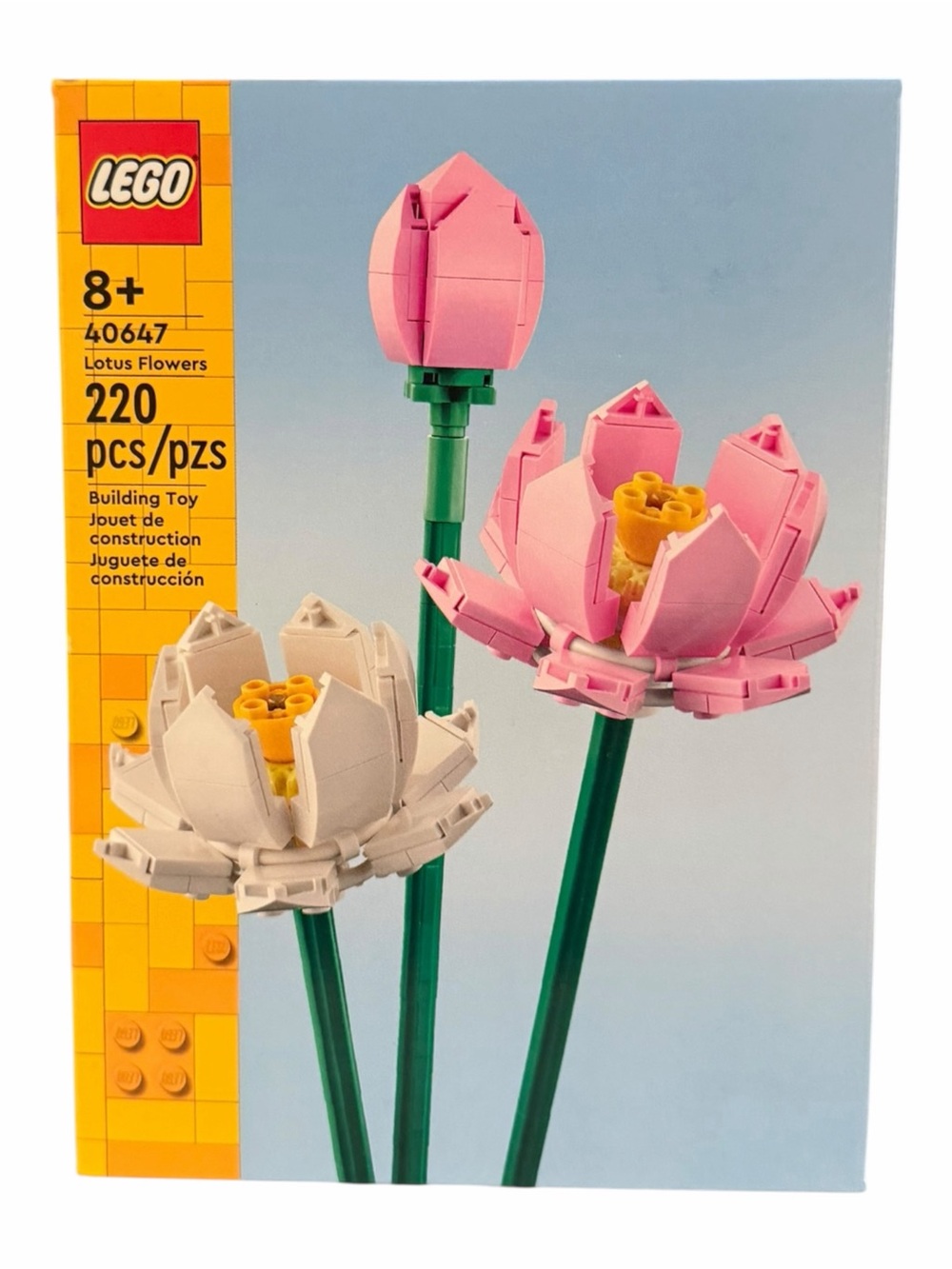 LEGO Lotus Flowers 40647 Botanical Collection 220 Pcs Display Set NEW Sealed